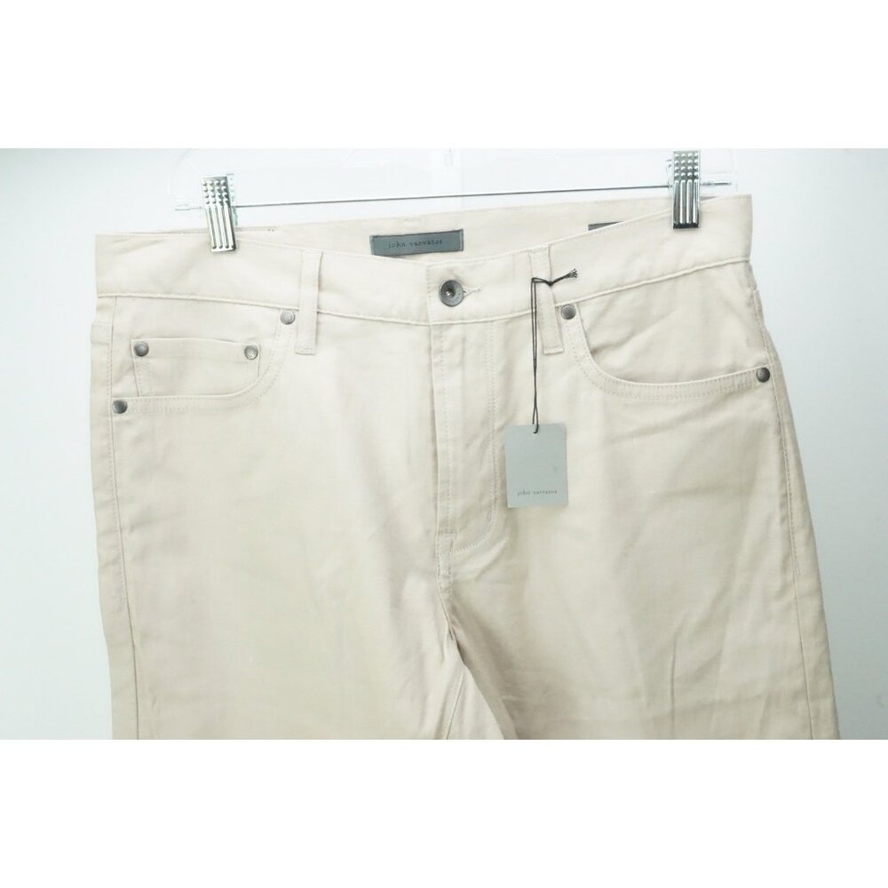 John Varvatos JV702-Slim Twine Beige Casual Pants Sz 32 BRAND NEW